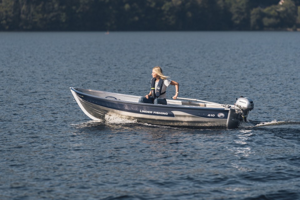 Алюминиевая лодка Linder Fishing 410